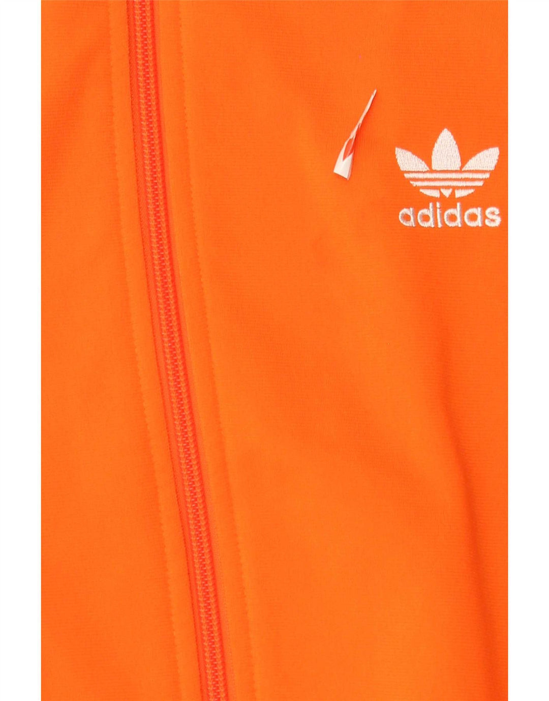 Adidas Mens Tracksuit Top Jacket Medium Orange Polyester