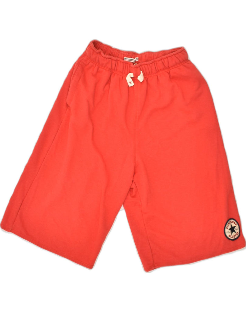 CONVERSE Boys Sport Shorts 13-14 Years Red Cotton | Vintage Converse | Thrift | Second-Hand Converse | Used Clothing | Messina Hembry 