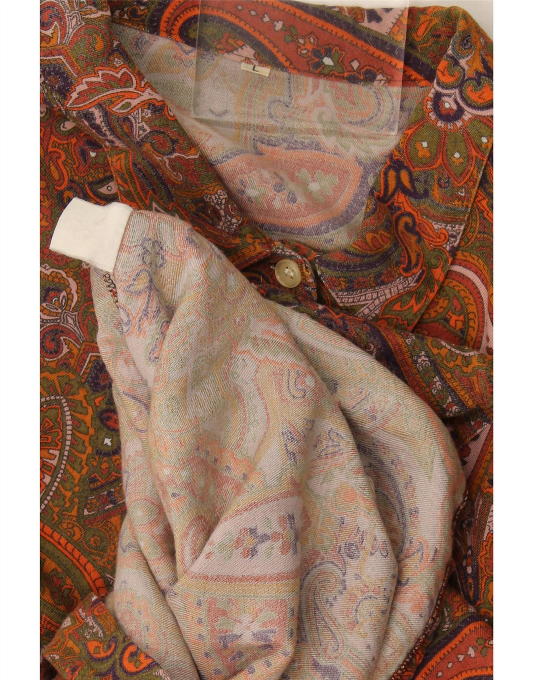 Vintage Womens Shirt UK 16 Large Multicoloured Paisley