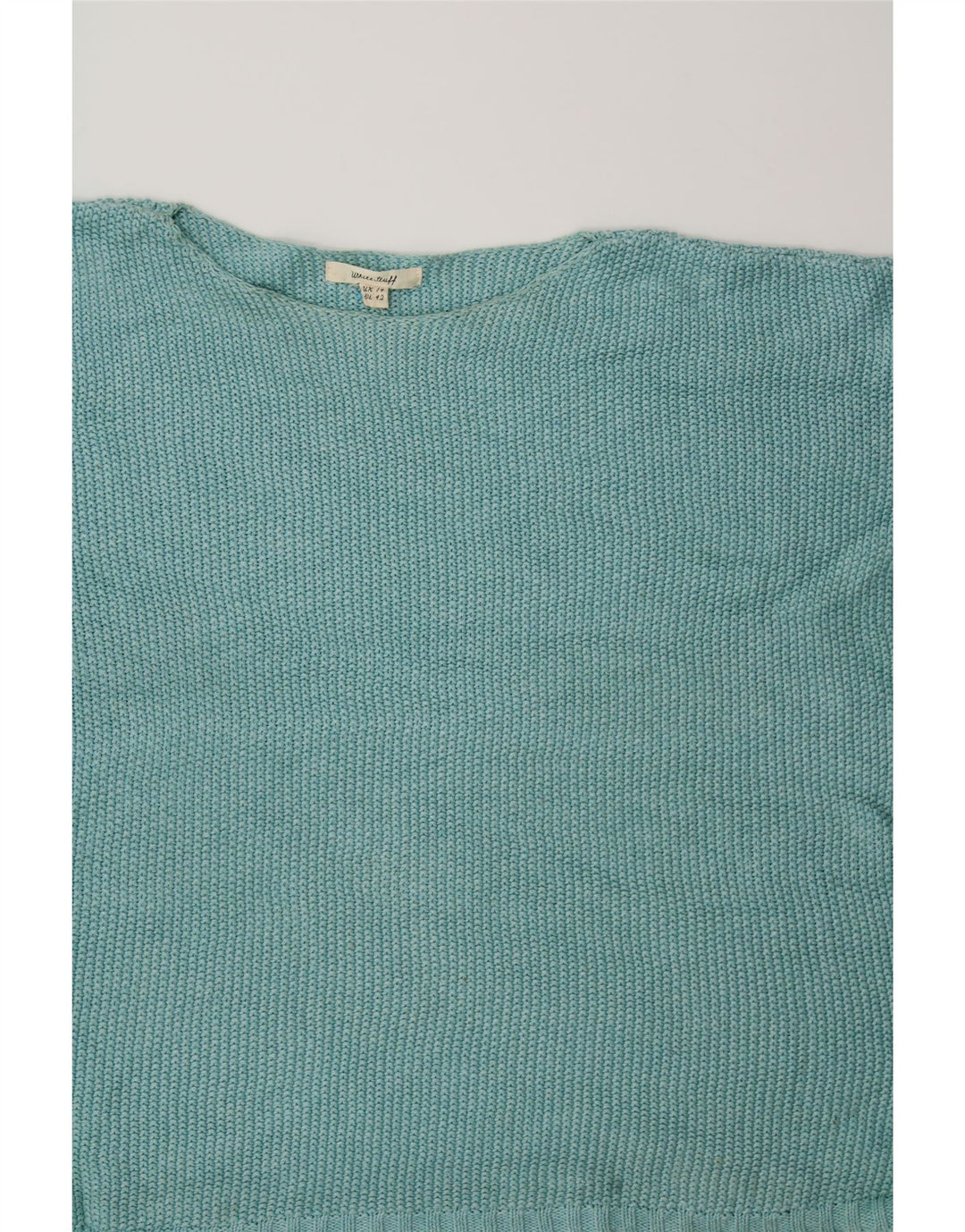 WHITE STUFF Womens Boat Neck Jumper Sweater UK 14 Large Blue Cotton Vintage White Stuff and Second-Hand White Stuff from Messina Hembry 