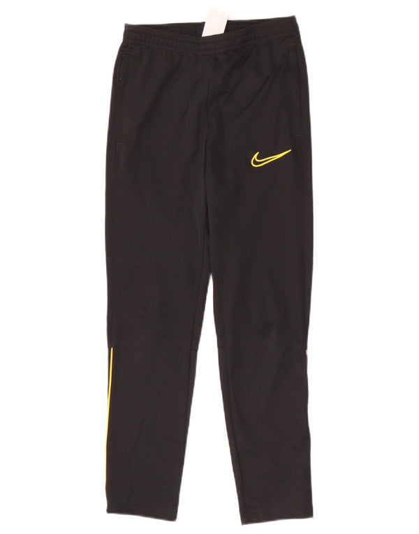 Nike Boys Dri Fit Tracksuit Trousers 10-11 Years Medium Black Colourblock