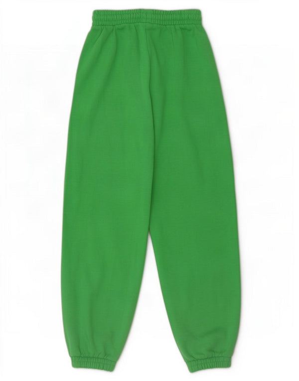 Zara Womens Tracksuit Trousers Joggers UK 10 Small Green Polyester