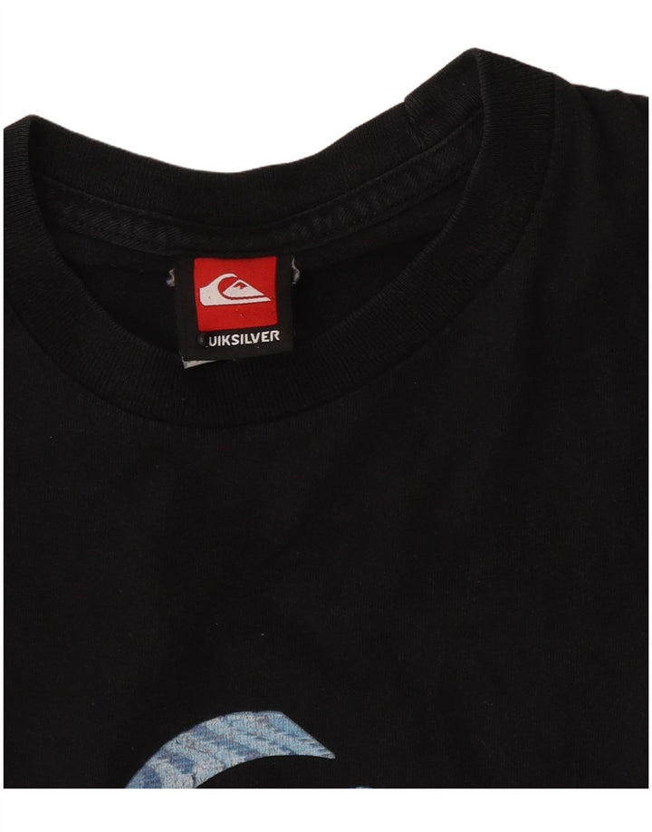 Quiksilver Mens Graphic T-Shirt Top Small Black