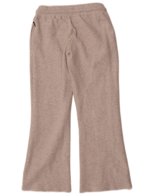 Superdry Womens Graphic Tracksuit Trousers UK 12 Medium Grey Cotton