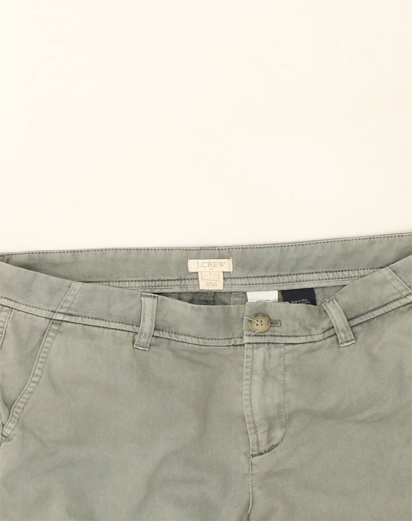 J. CREW Womens Low Waist Slim Chino Trousers US 2 XS W30 L28 Grey Cotton | Vintage J. Crew | Thrift | Second-Hand J. Crew | Used Clothing | Messina Hembry 