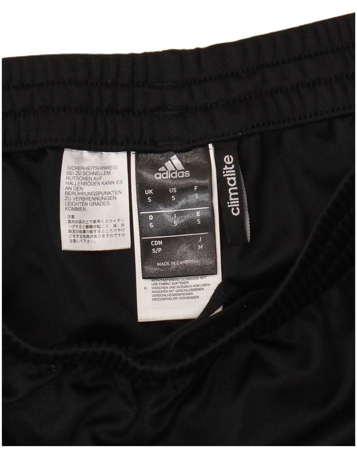ADIDAS Mens Climalite Tracksuit Trousers Small  Black Polyester