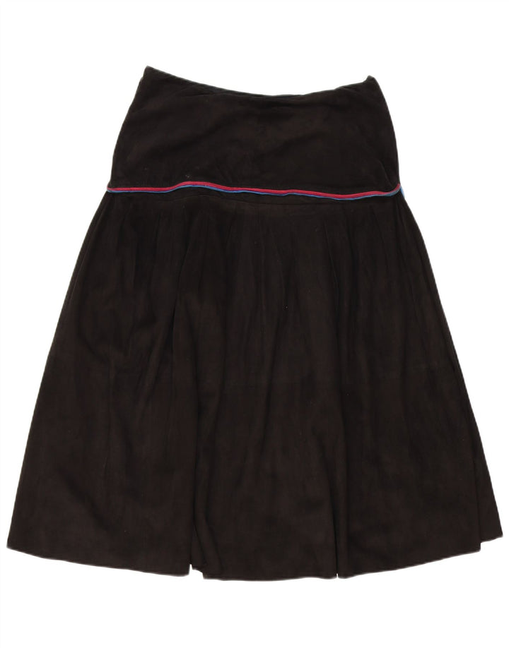 BEGED-OR Womens A-Line Skirt EU 36 Small W30  Black Acetate