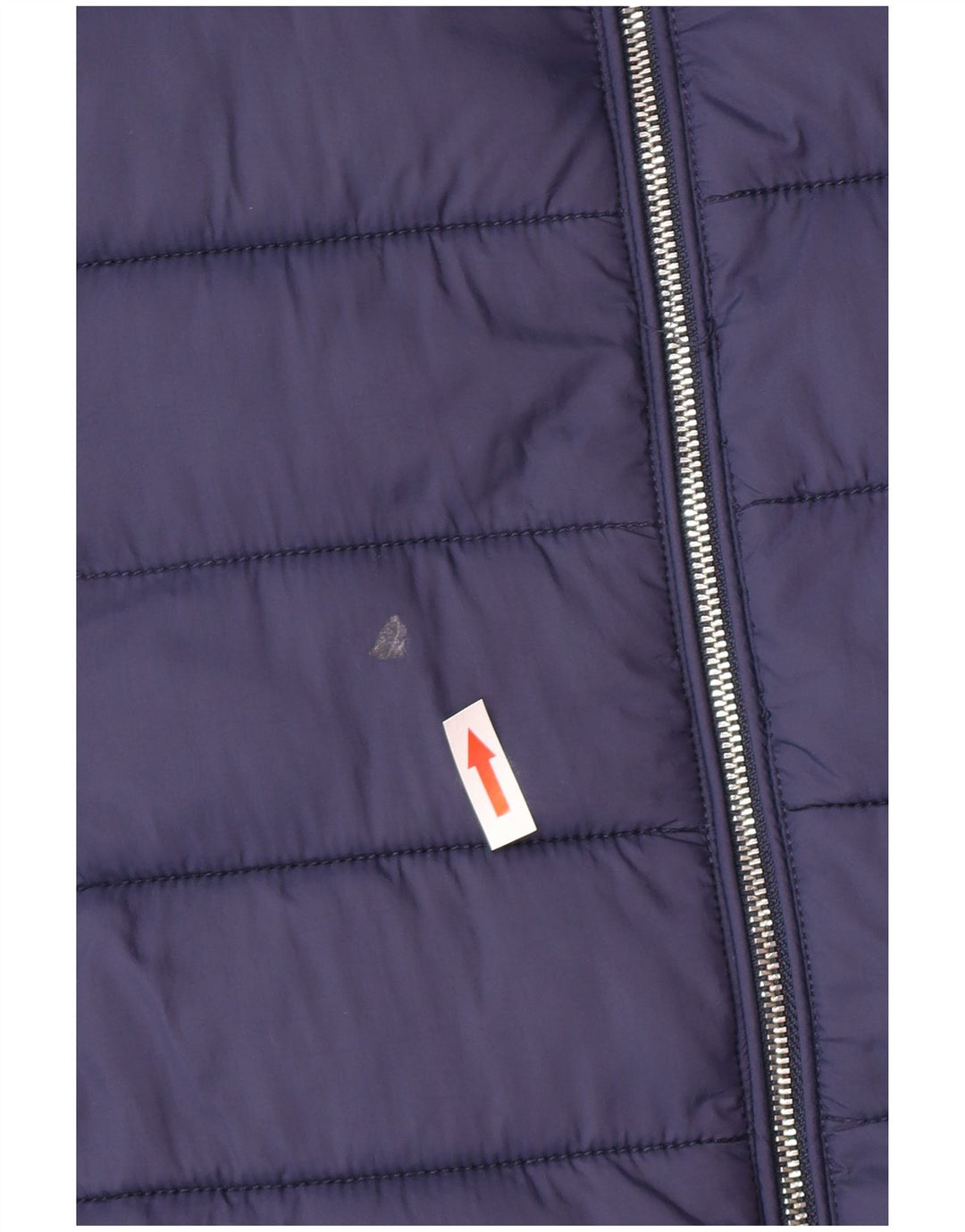 Tommy Hilfiger Womens Hooded Padded Coat UK 10 Small Navy Blue Polyamide