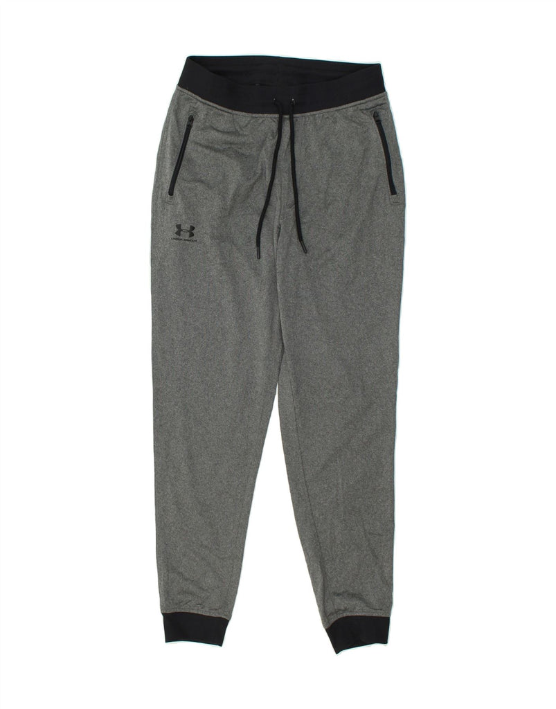 UNDER ARMOUR Mens Tracksuit Trousers Joggers Medium Grey Polyester | Vintage Under Armour | Thrift | Second-Hand Under Armour | Used Clothing | Messina Hembry 