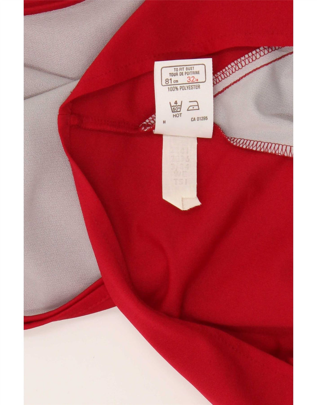 St Michael Womens Loose Fit Blouse Top UK 10 Small Red Colourblock