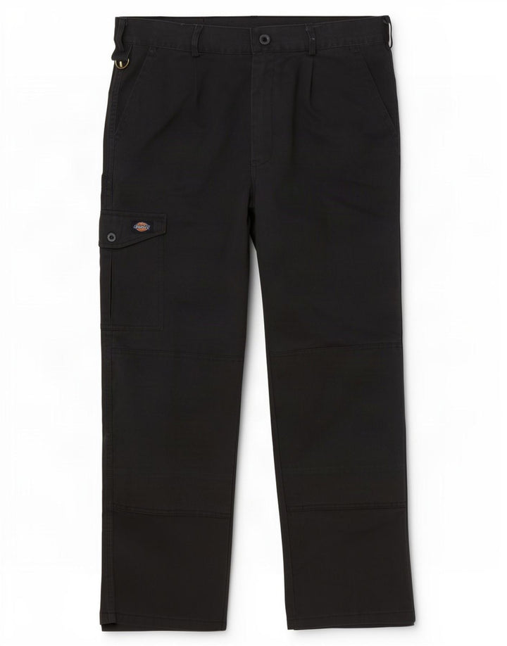 Dickies Mens Straight Cargo Trousers W36 L29 Grey Polyester
