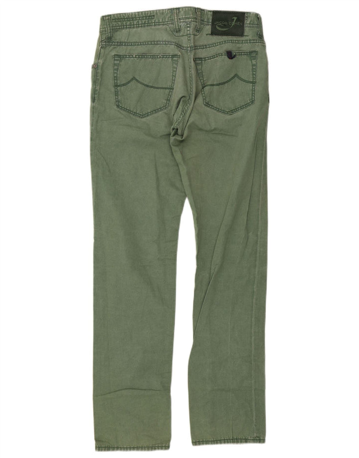 Jacob Cohen Mens Straight Jeans W33 L33 Green
