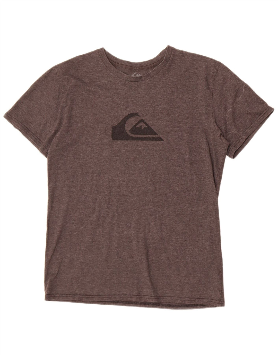 Quiksilver Mens Modern Fit Graphic T-Shirt Top Medium Grey Cotton