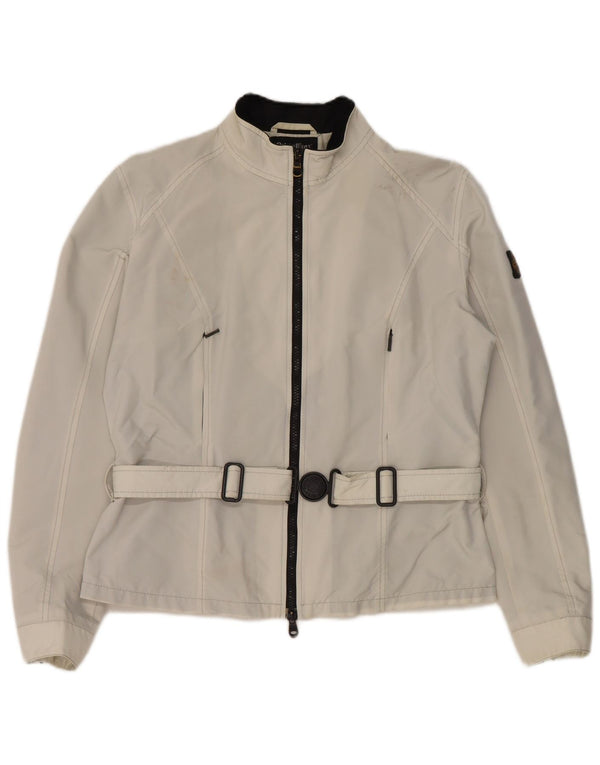 Refrigiwear Womens Rain Jacket UK 14 Large White Polyamide