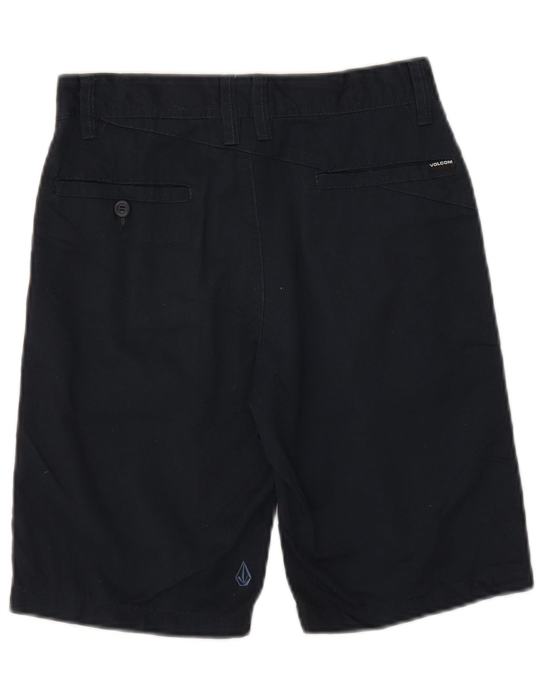 VOLCOM Boys Chino Shorts 13-14 Years W27  Navy Blue