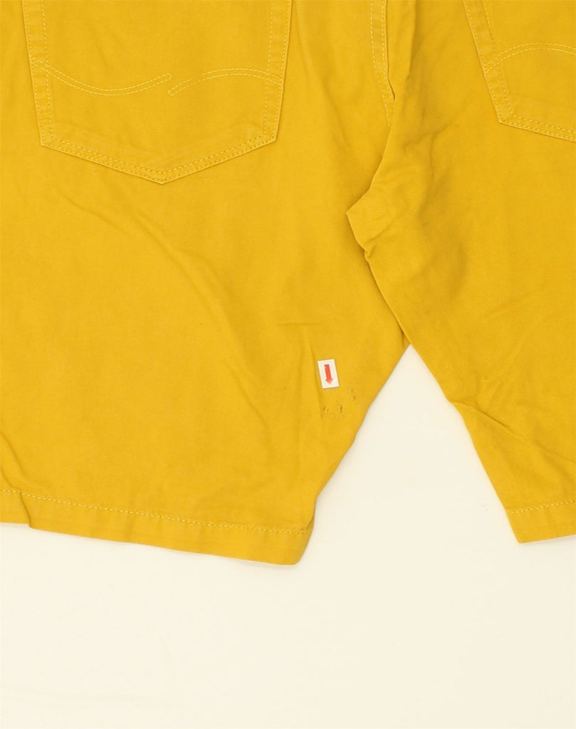 JACK & JONES Womens Denim Shorts W34 Large  Yellow | Vintage Jack & Jones | Thrift | Second-Hand Jack & Jones | Used Clothing | Messina Hembry 