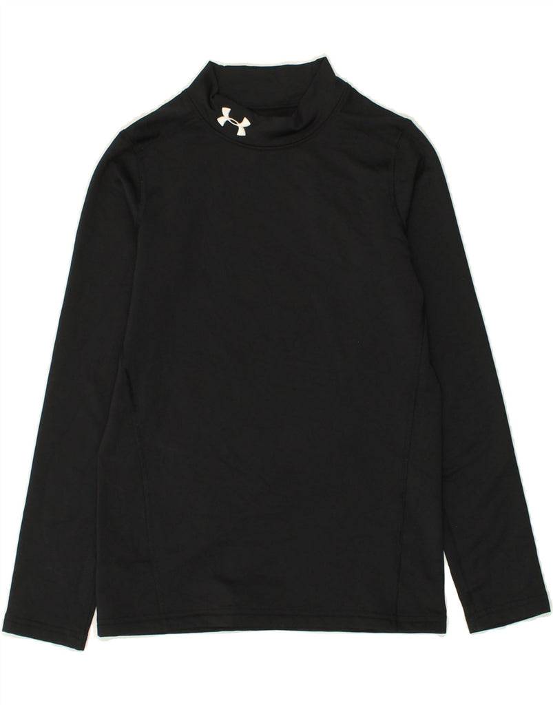 UNDER ARMOUR Boys Graphic Top Long Sleeve 9-10 Years Medium Black | Vintage Under Armour | Thrift | Second-Hand Under Armour | Used Clothing | Messina Hembry 