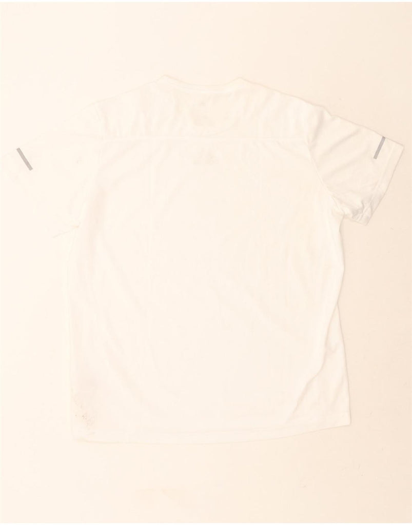 ADIDAS Mens Climalite T-Shirt Top XL White Polyester Vintage Adidas and Second-Hand Adidas from Messina Hembry 