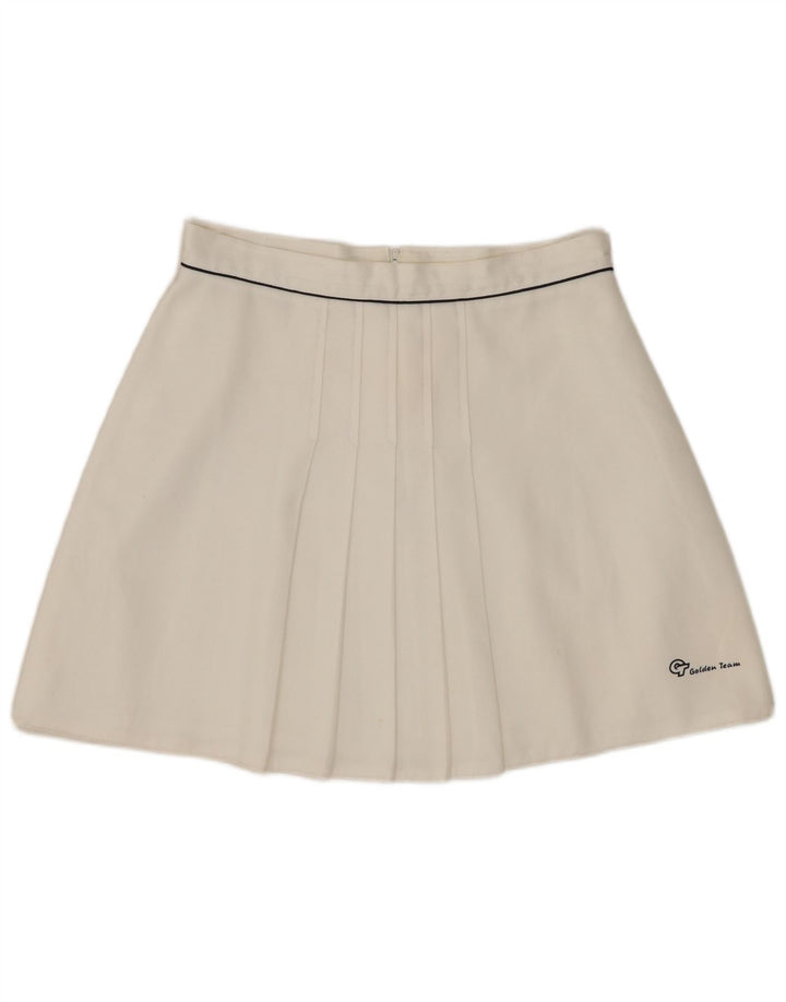 Golden Team Womens Tennis Skirt UK 12 Medium  White Polyester