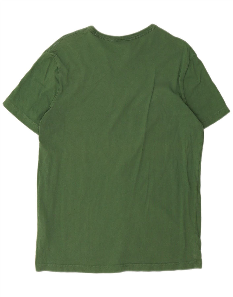 CHAMPION Mens Graphic T-Shirt Top Small Green Cotton Vintage Champion and Second-Hand Champion from Messina Hembry 