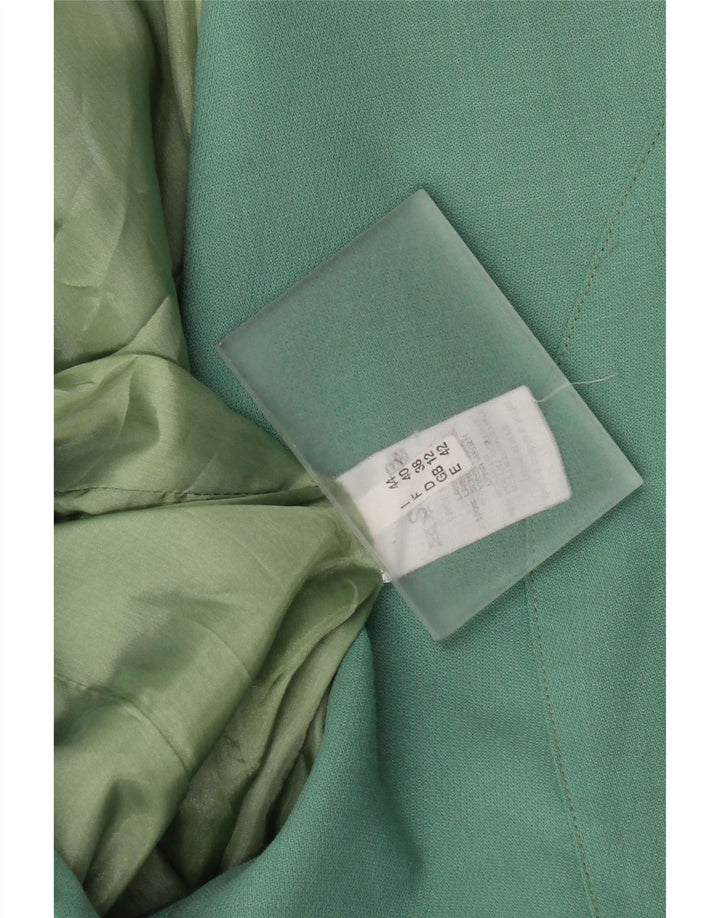 Vintage Womens 1 Button 2 Piece Set UK 12 Medium W28 Green Acetate