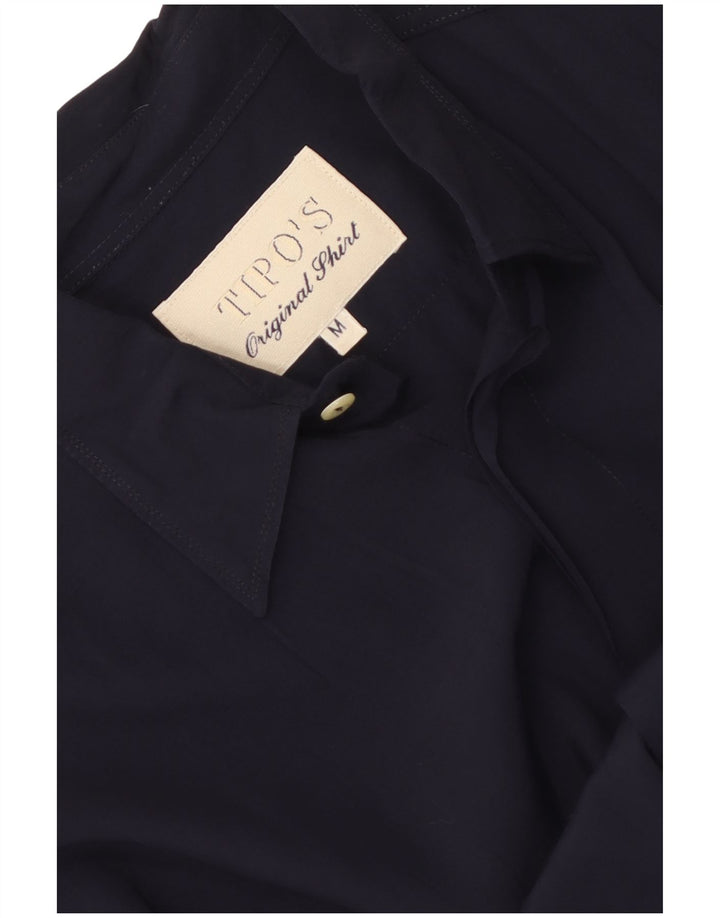 Tipo' S Mens Shirt Medium Navy Blue