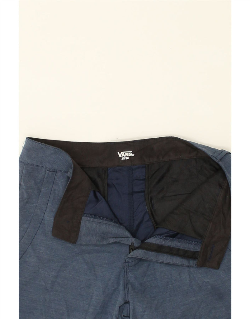 VANS Boys Chino Shorts 9-10 Years W25 Navy Blue | Vintage Vans | Thrift | Second-Hand Vans | Used Clothing | Messina Hembry 