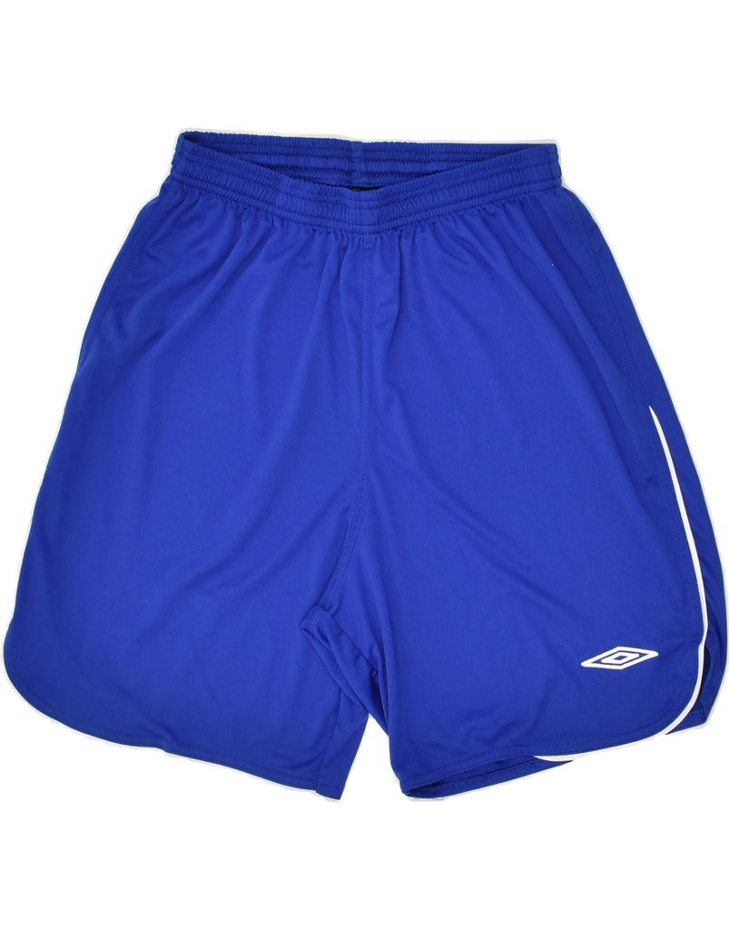 UMBRO Mens Sport Shorts Large Blue Polyester | Vintage Umbro | Thrift | Second-Hand Umbro | Used Clothing | Messina Hembry 