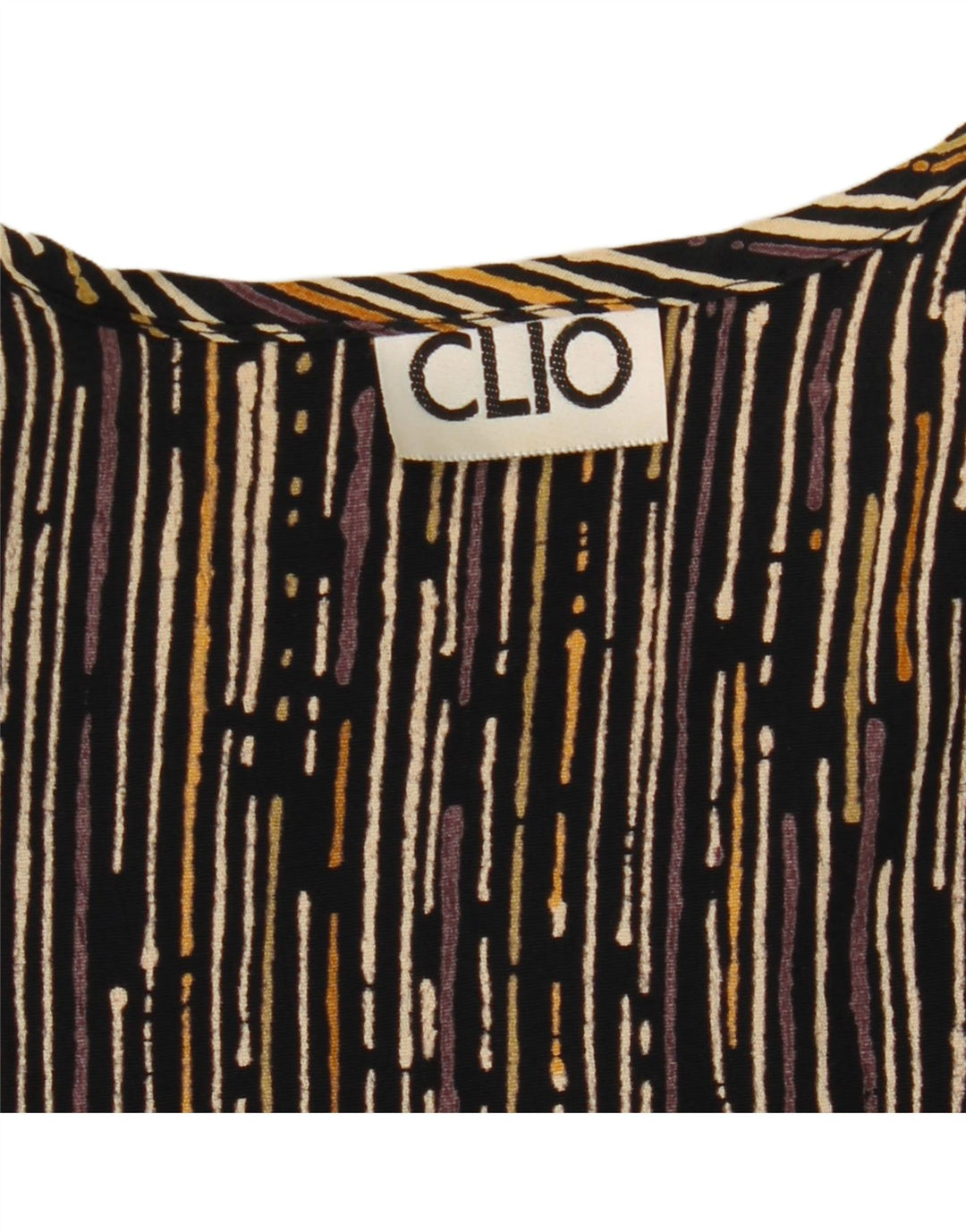 Clio Womens Shirt Blouse UK 14 Large Multicoloured Striped