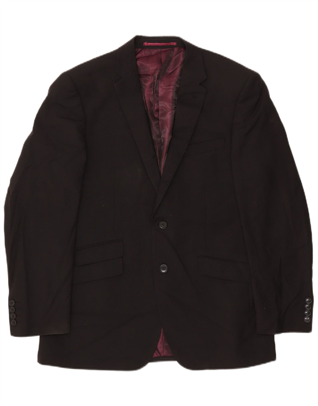 Marks & Spencer Mens Autograph 2 Button Blazer Jacket UK 40 Large Black