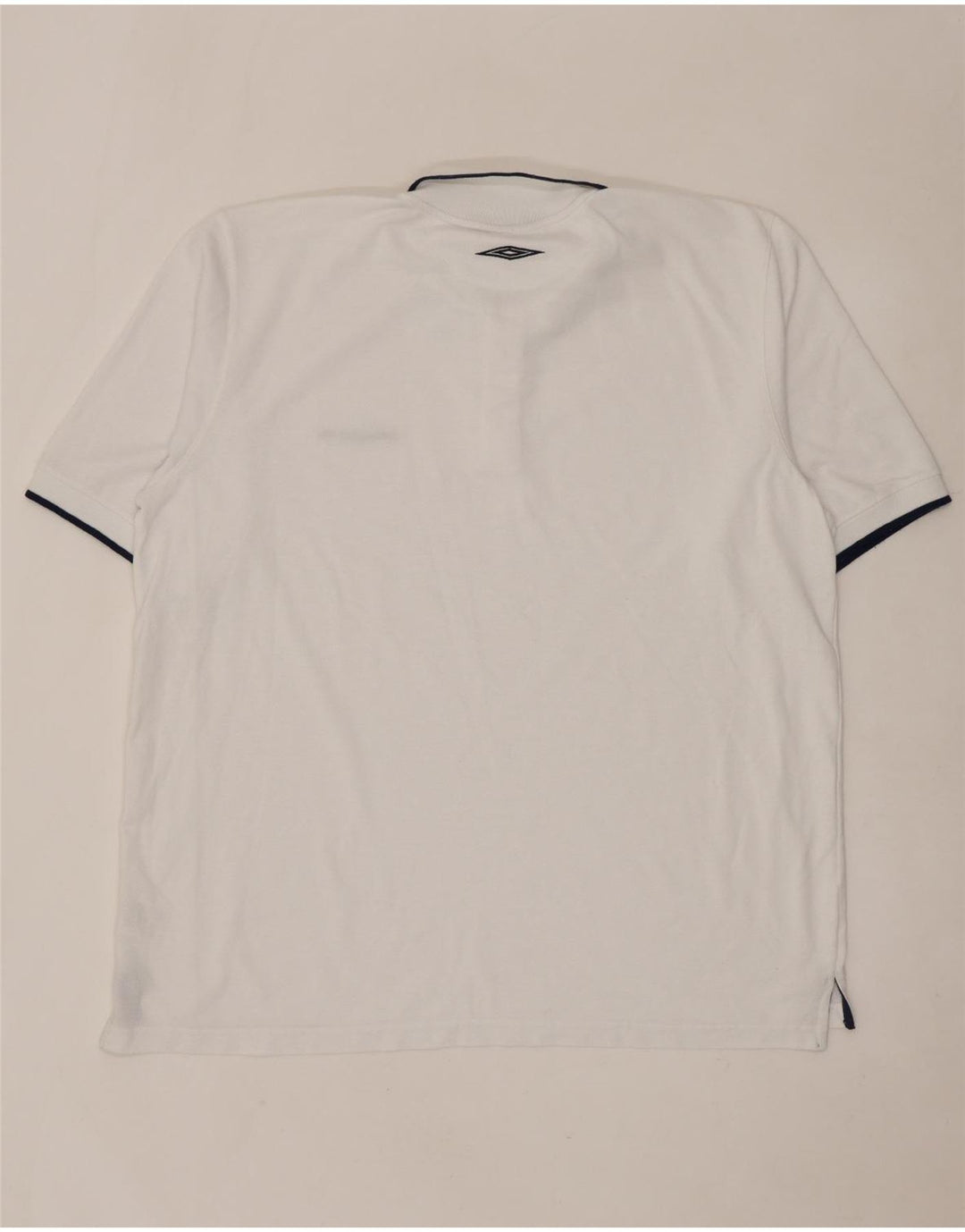 Umbro Mens Polo Shirt XL White Polyester