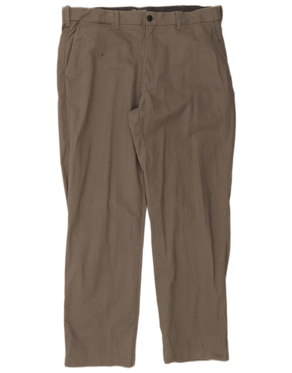 Marks & Spencer Mens Regular Fit Chino Trousers W36 L30 Grey