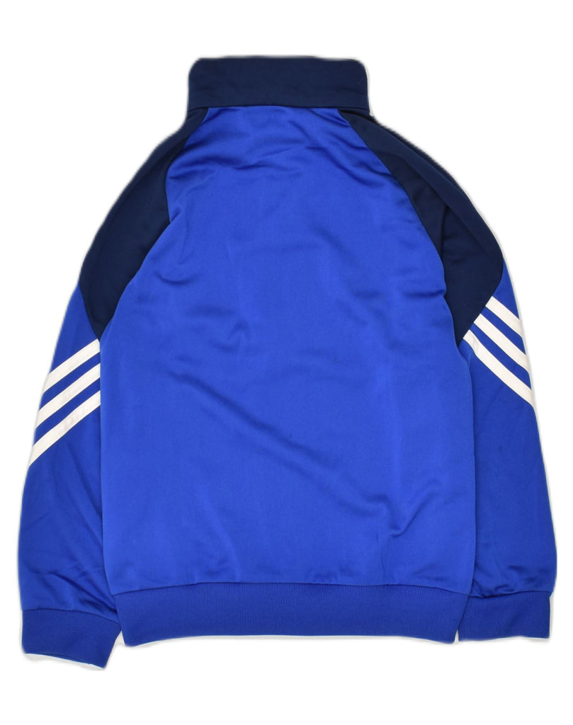 ADIDAS Boys Tracksuit Top Jacket 7-8 Years Small  Blue Polyester | Vintage Adidas | Thrift | Second-Hand Adidas | Used Clothing | Messina Hembry 