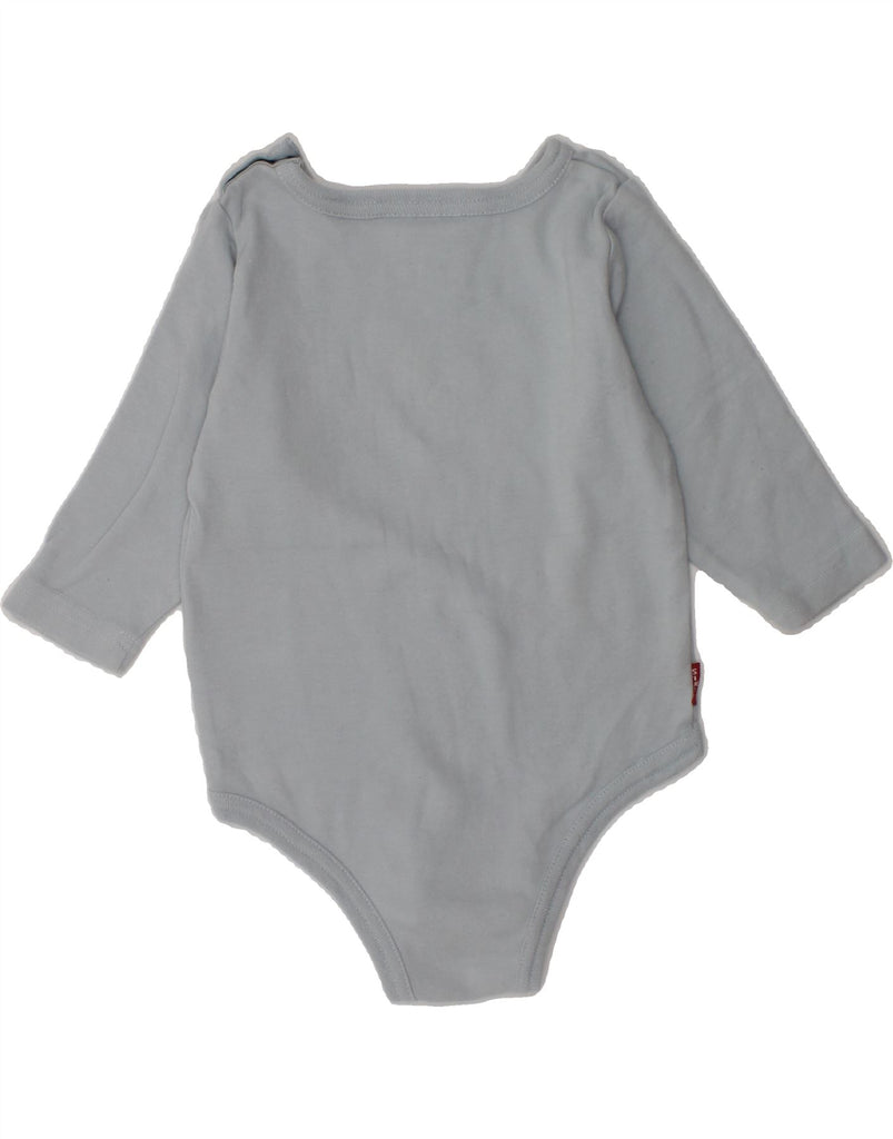 LEVI'S Baby Boys Long Sleeve Bodysuit 3-6 Months Blue Cotton | Vintage Levi's | Thrift | Second-Hand Levi's | Used Clothing | Messina Hembry 