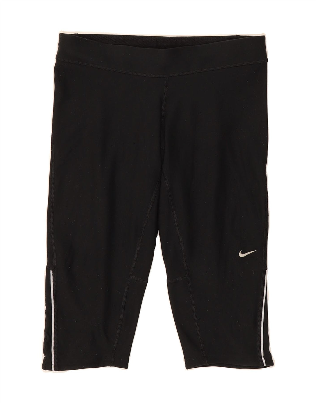 NIKE Womens Dri Fit Bermuda Sport Shorts UK 10 Small  Black Polyester Vintage Nike and Second-Hand Nike from Messina Hembry 