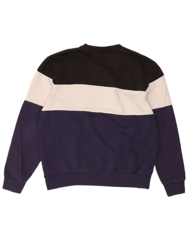 Fila Mens Graphic Sweatshirt Jumper Large Multicoloured Colourblock Cotton
