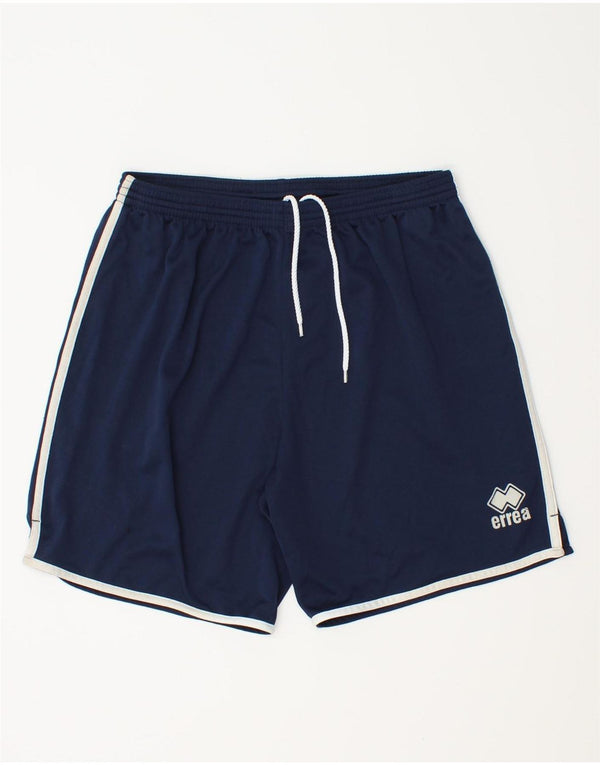 Errea Mens Sport Shorts Large  Navy Blue Polyester