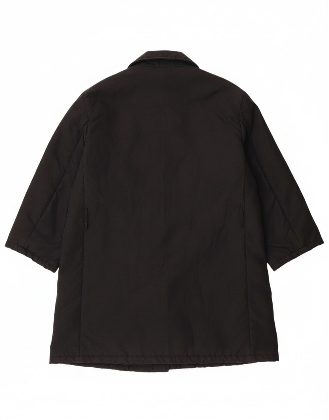 MARELLA Womens Windbreaker Coat UK 16 Large Black Polyester