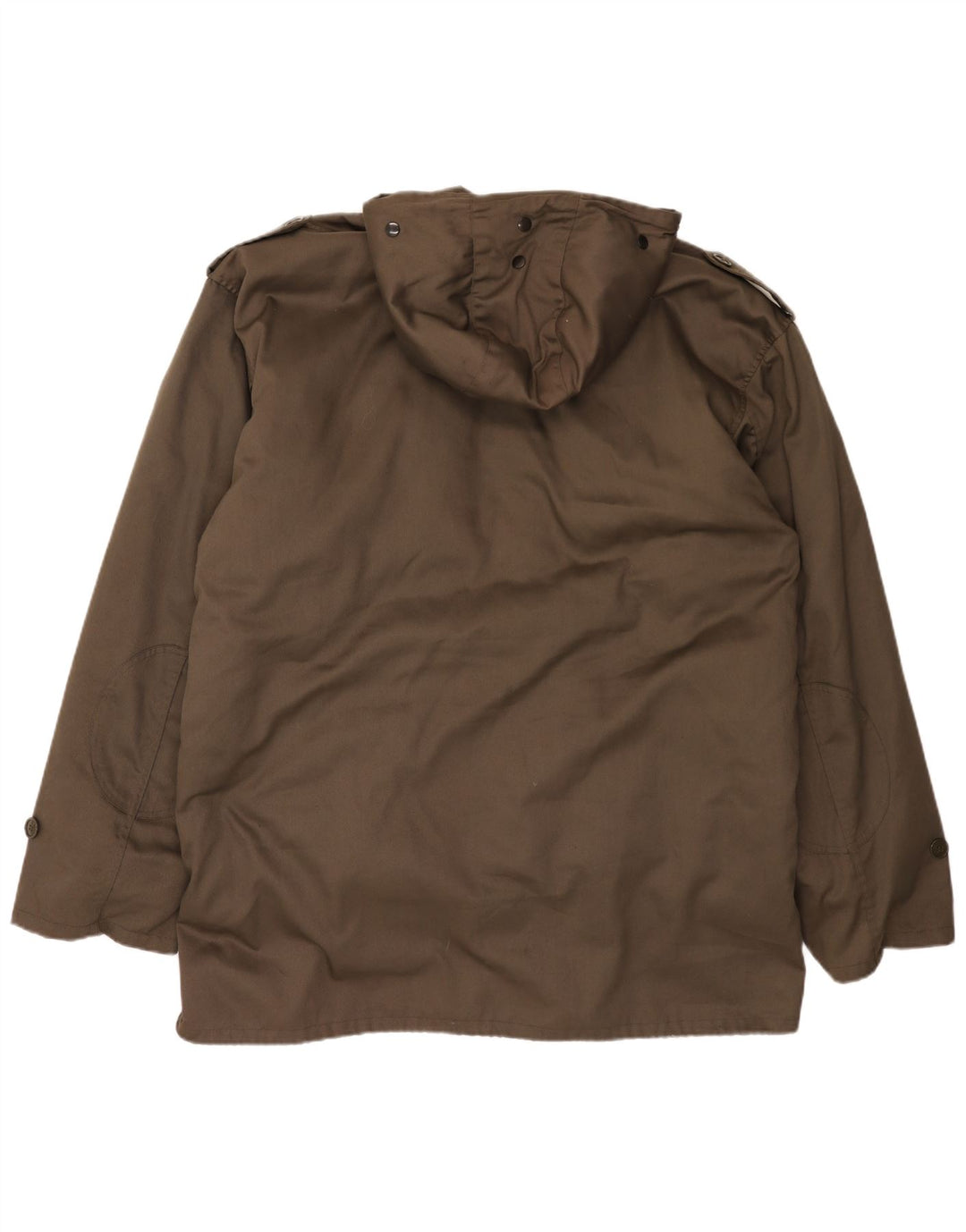 Vintage Mens Hooded Parka Jacket IT 62 6XL Brown