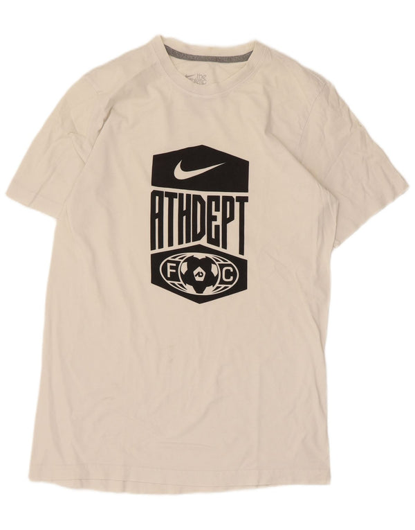 Nike Mens Standard Fit Graphic T-Shirt Top UK 38/40 Medium White