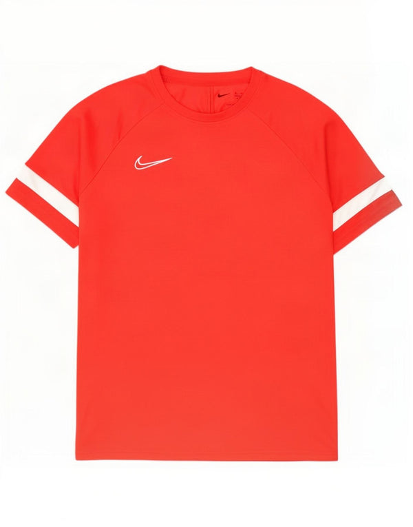 Nike Mens Dri Fit T-Shirt Top XL Red Colourblock