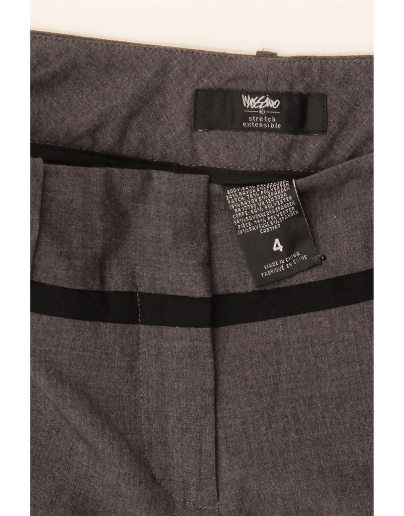 MOSSIMO Womens Slim Cropped Trousers US 4 Small W30 L26 Grey Colourblock Vintage Mossimo and Second-Hand Mossimo from Messina Hembry 
