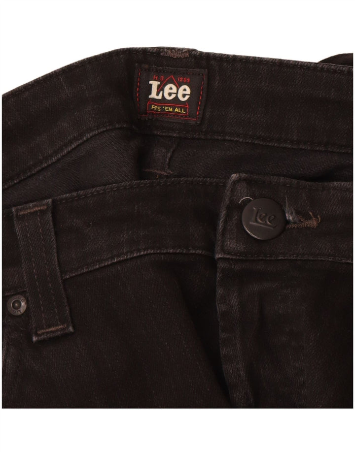 Lee Mens Powell Straight Jeans W38 L36 Black Cotton