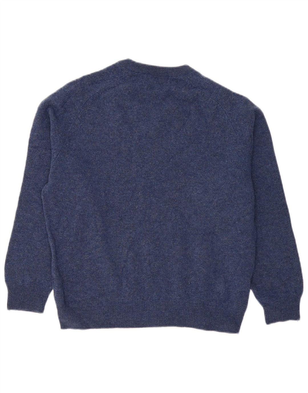Marks & Spencer Womens V-Neck Jumper Sweater UK 14 Medium Navy Blue