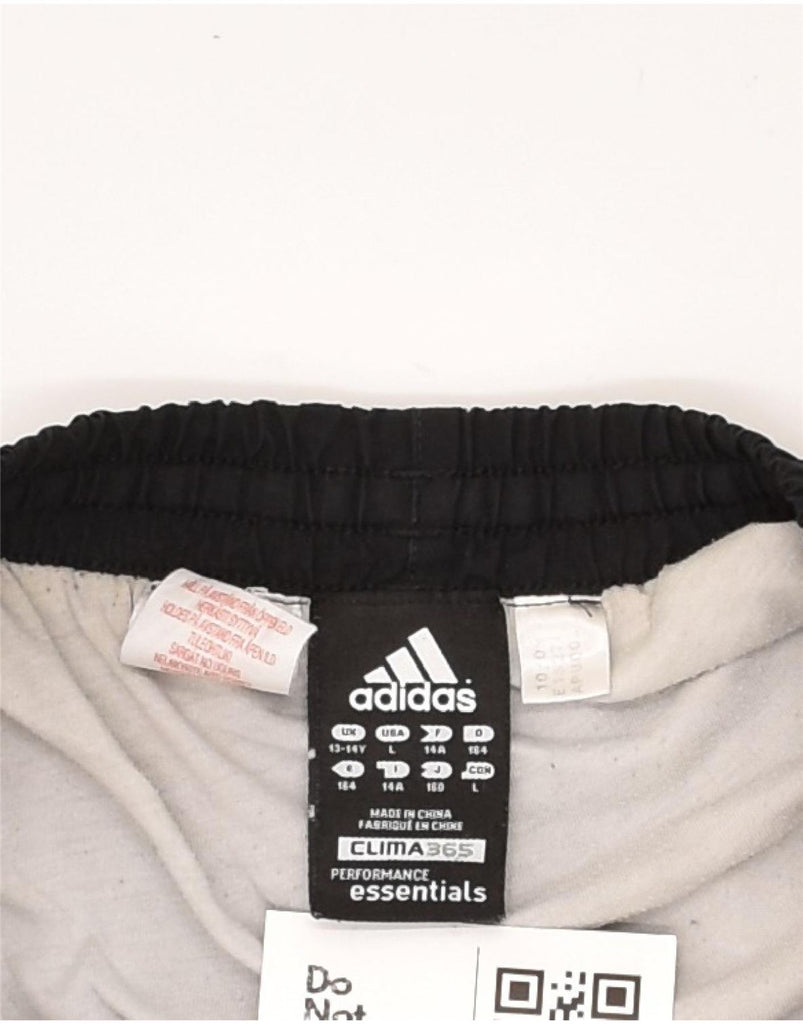 ADIDAS Boys Sport Shorts 13-14 Years Black | Vintage Adidas | Thrift | Second-Hand Adidas | Used Clothing | Messina Hembry 