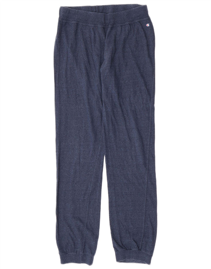 Champion Womens Tracksuit Trousers Joggers UK 14 Large Navy Blue