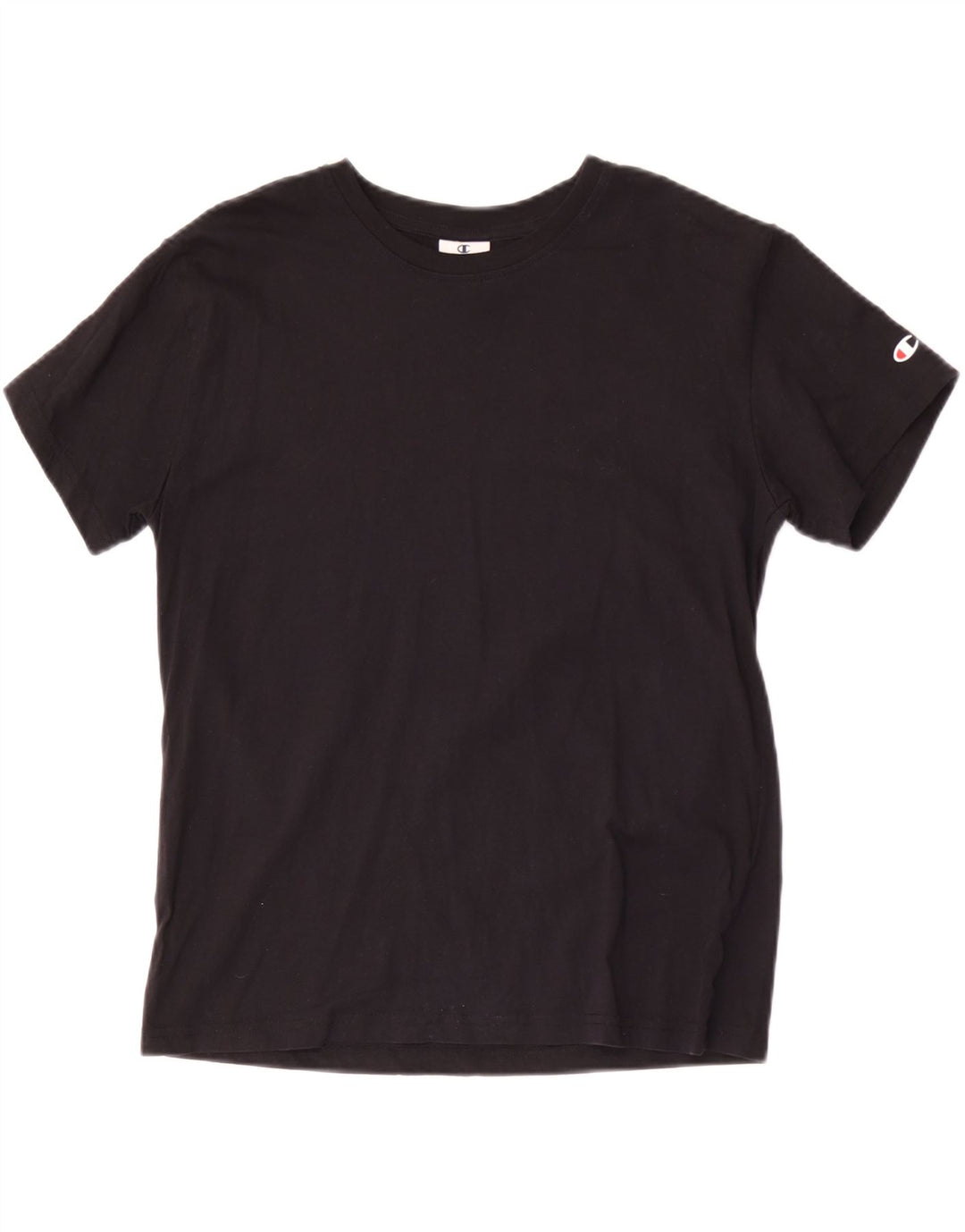 Champion Womens T-Shirt Top UK 12 Medium Black