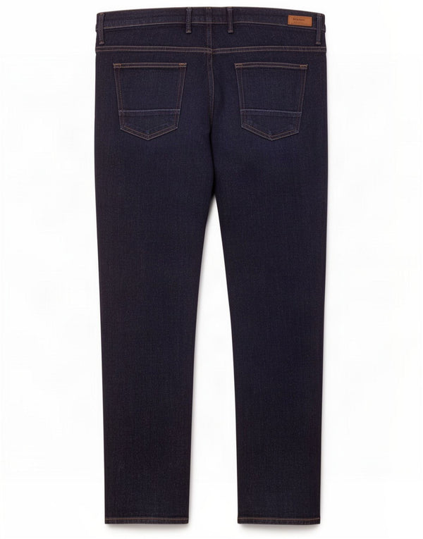 Massimo Dutti Mens Slim Jeans EU 44 Large W34 L31 Navy Blue Cotton