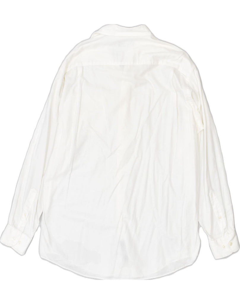 NAUTICA Mens Shirt Size 16 1/2 Large White Cotton | Vintage Nautica | Thrift | Second-Hand Nautica | Used Clothing | Messina Hembry 