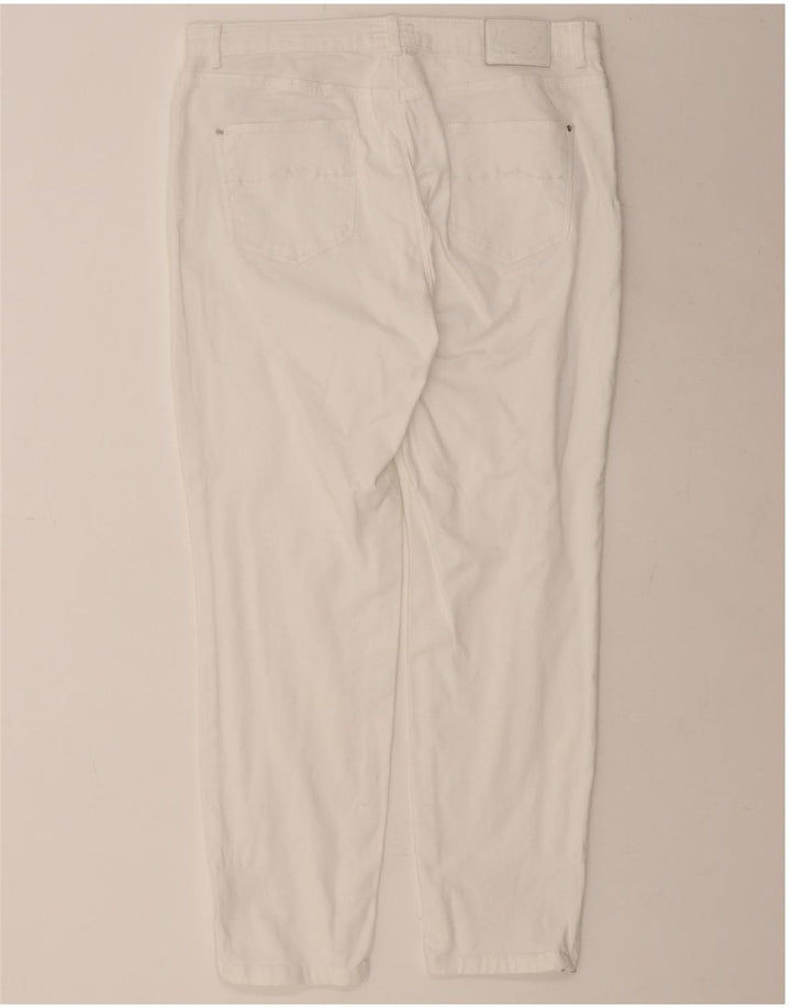 MONSOON Womens Slim Jeans UK 16 Large W34 L29 White Cotton Vintage Monsoon and Second-Hand Monsoon from Messina Hembry 